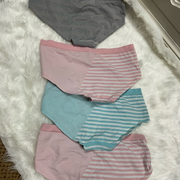 4 Victorias Secret Hiphugger Set - Pink, Blue, Gray - Picture 6 of 6
